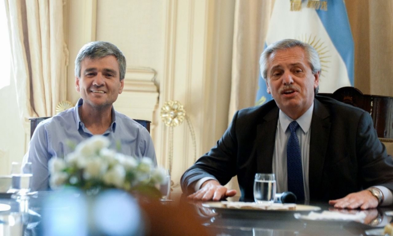 Alberto Fernández y Juan Zabaleta