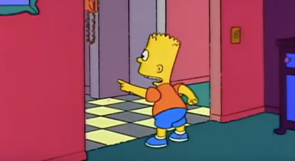 Bart inocente palomilla