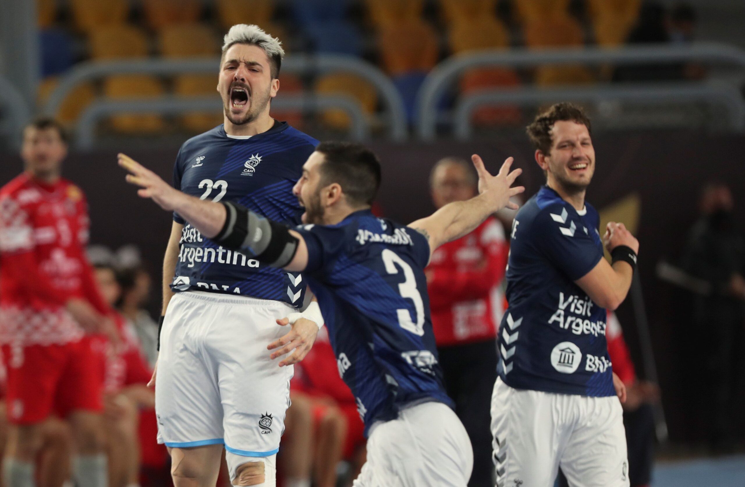 ARGENTINA LE GANÓ A CROCIA EN EL MUNDIAL DE HANDBALL