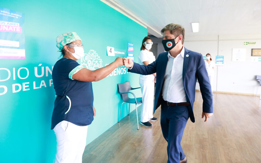 Axel Kicillof vacunación