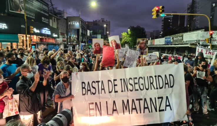 marcha inseguridad Ramos Mejía