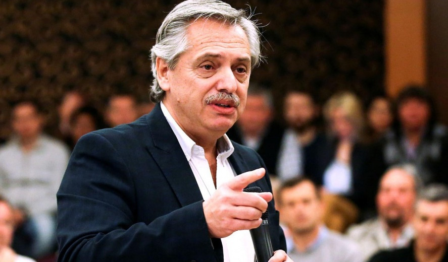 ALBERTO FERNÁNDEZ DIO COVID POSITIVO