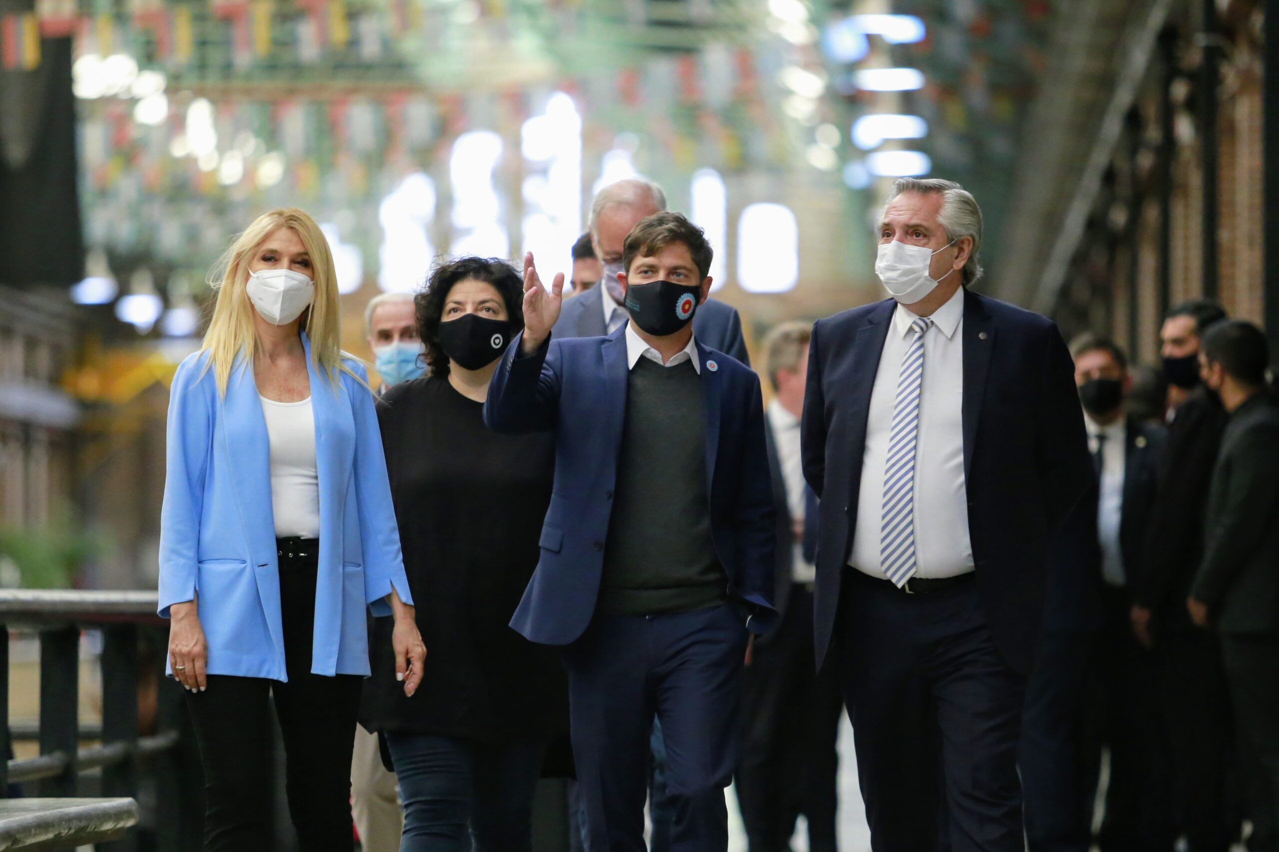 ALBERTO FERNÁNDEZ Y AXEL KICILLOF: Un millón de vacunados en la Provincia de Buenos Aires