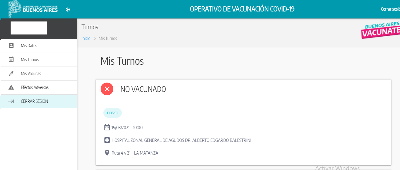 vacunate Buenos Aires turno