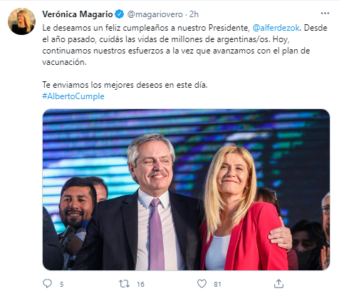 Alberto Fernández Cumpleaños