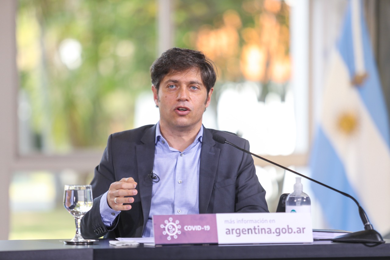 AXEL KICILLOF: “La Provincia adhiere a las medidas que dictó el Presidente”