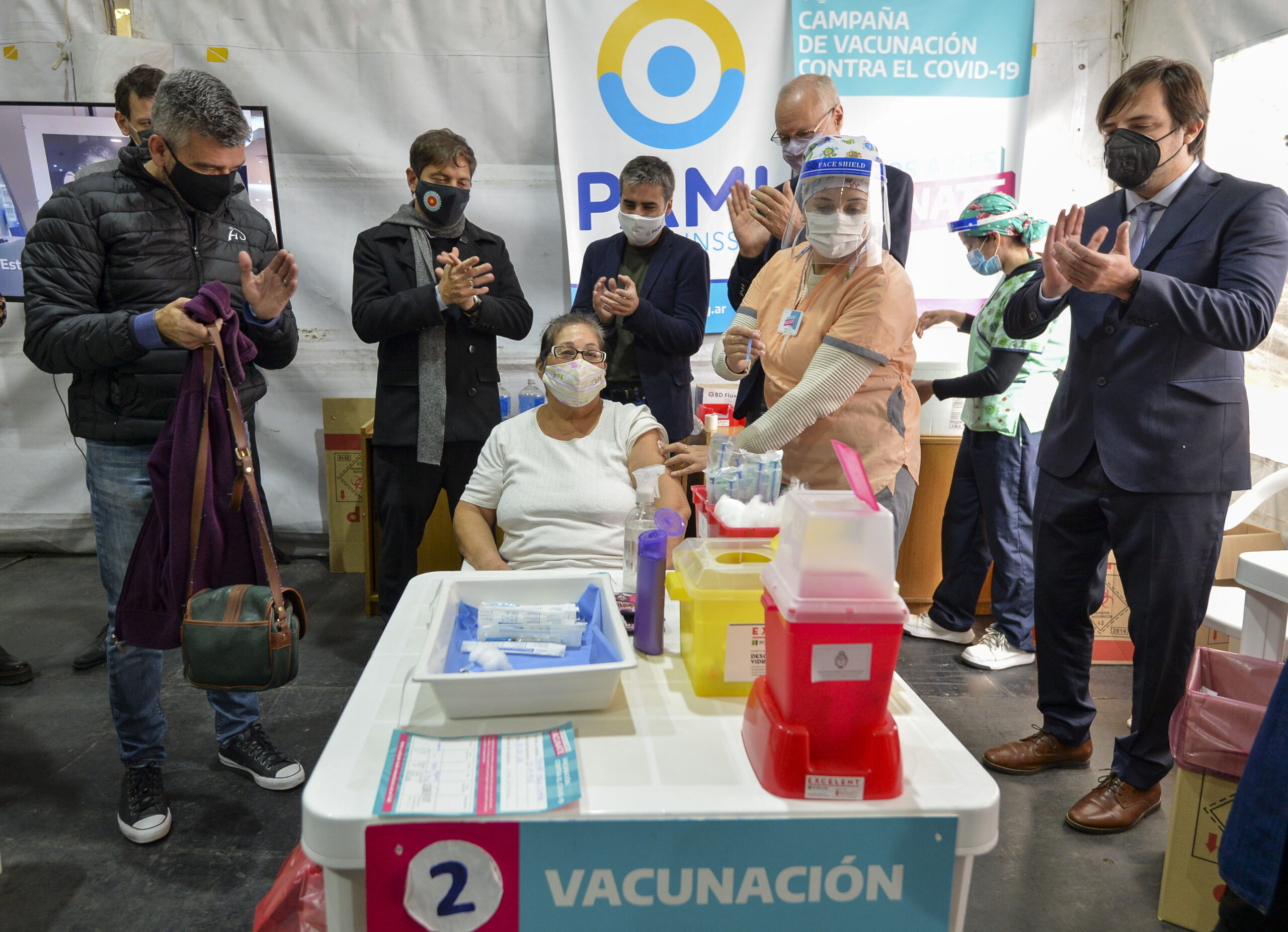 Axel Kicillof enfermería