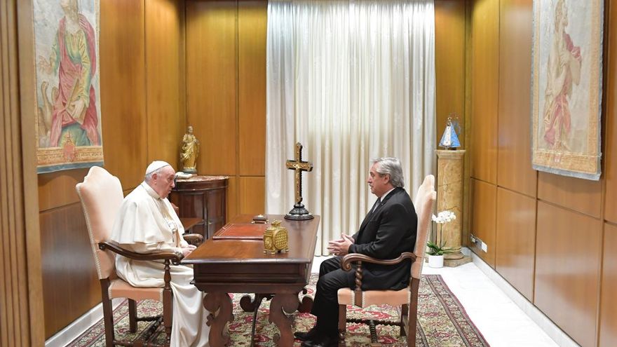 Alberto Fernández Papa Francisco