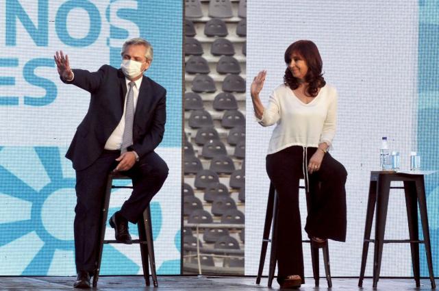 Alberto Fernández, Cristina Kirchner, Axel Kicillof y Sergio Massa inauguraron el Programa Reconstruir