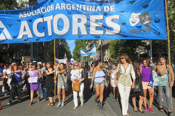 Asociación de Actores: Contra la violencia de genero