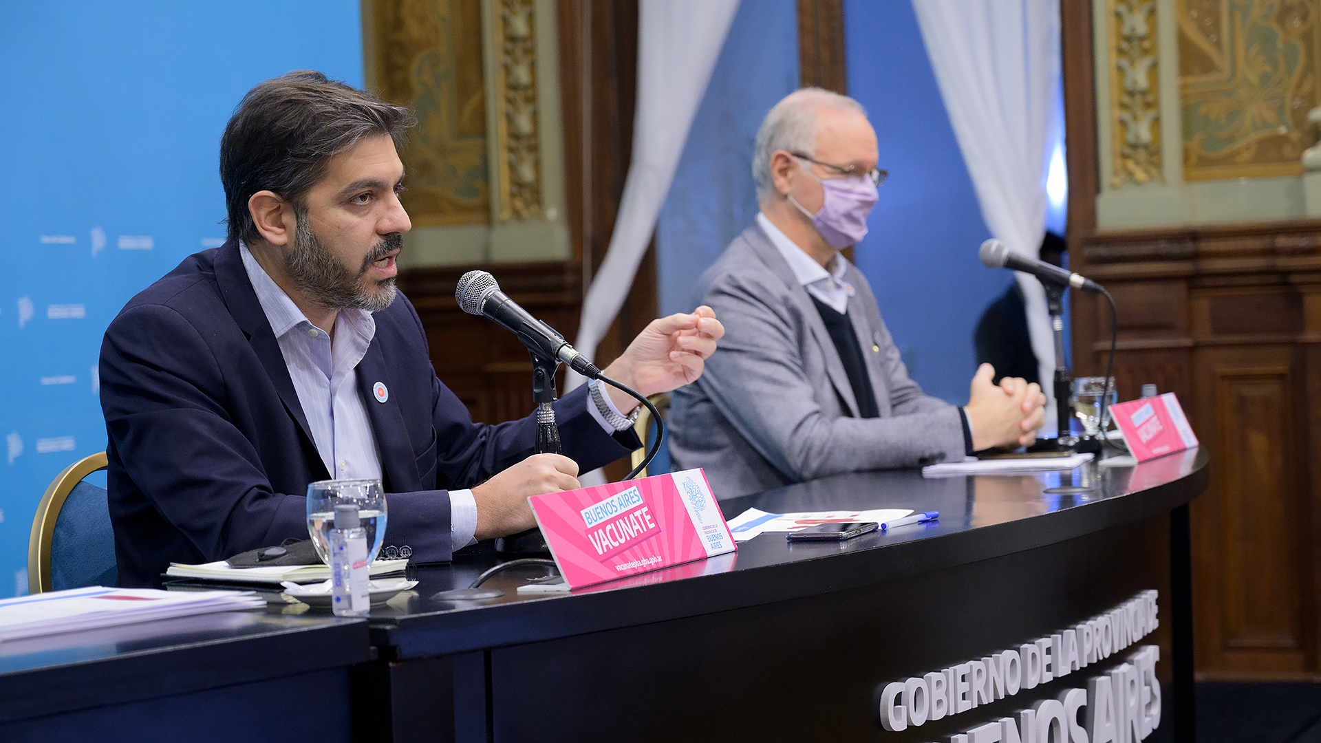 Daniel Gollán: “Empezaron a descender los casos”