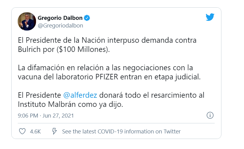 Alberto Fernández patricia Bullrich