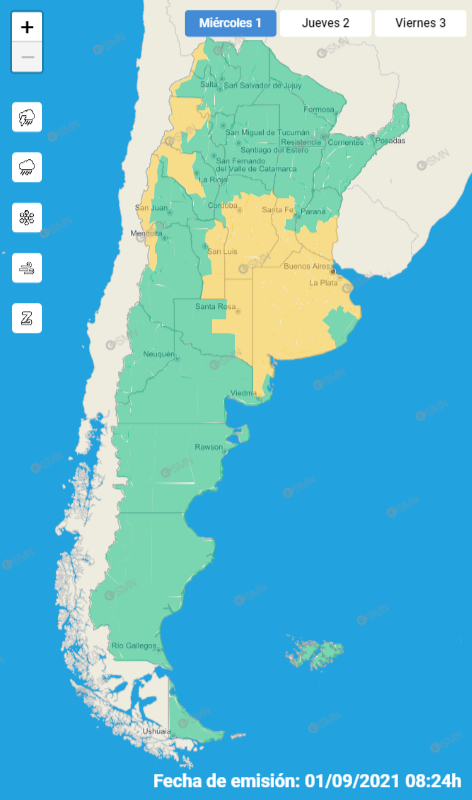 tormenta Santa Rosa