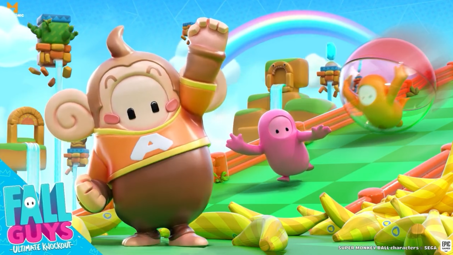 Fall Guys agregó traje de Super Monkey Ball al repertorio