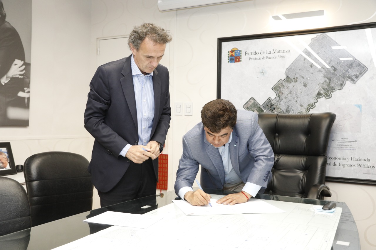 EL GOBIERNO ANUNCIA OBRAS CONTRA LAS INUNDACIONES EN LA MATANZA