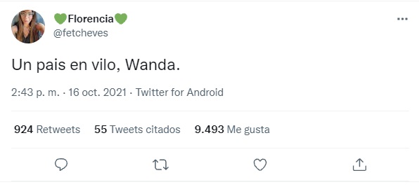 L-gante Wanda Nara