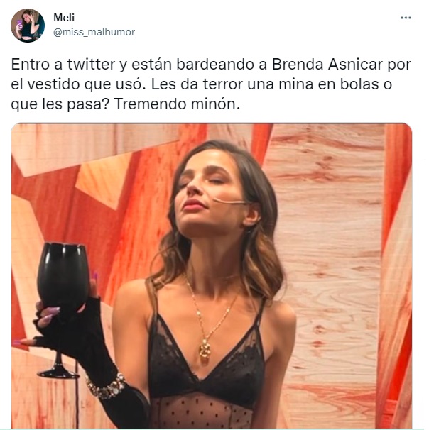 Brenda Asnicar vestido