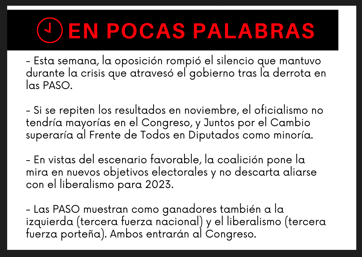 Congreso oposición