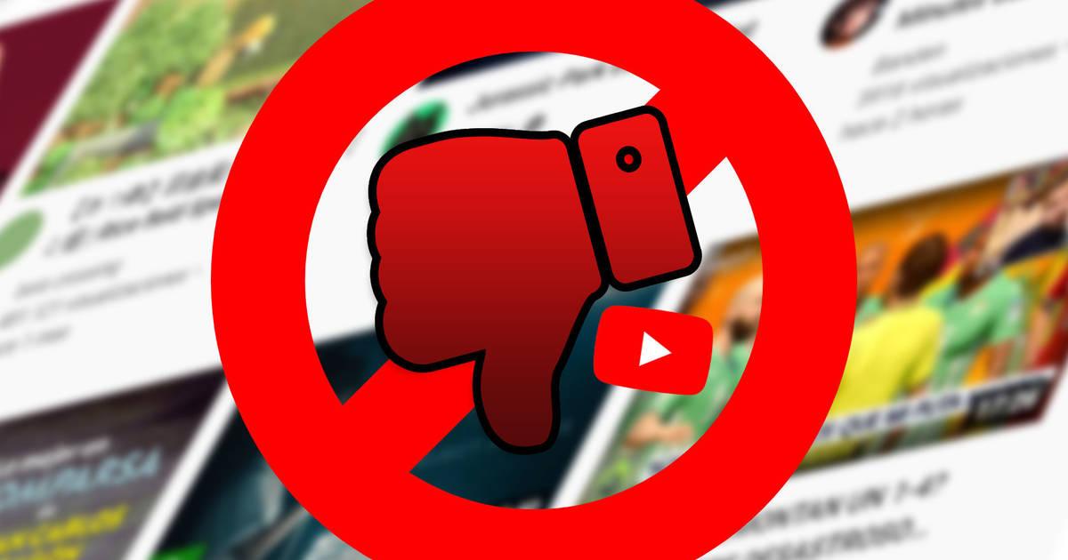 Youtube eliminará públicamente los dislikes de sus videos
