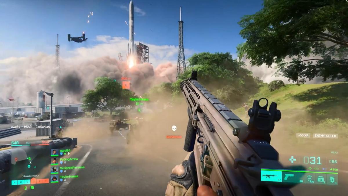 Battlefield 2042 entro al top 10 de peores juegos recibidos en Steam