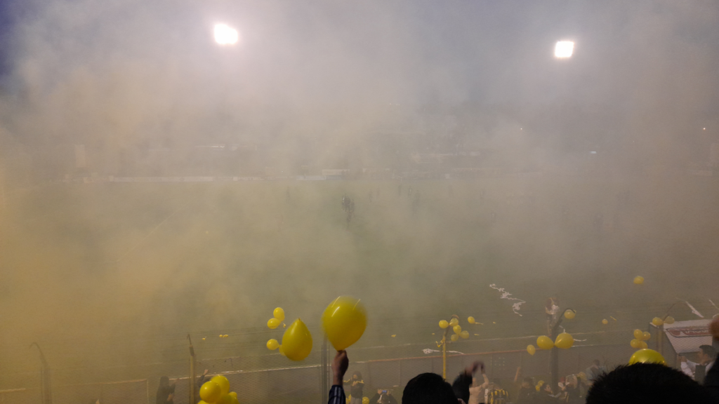 Partido suspendido Brown
