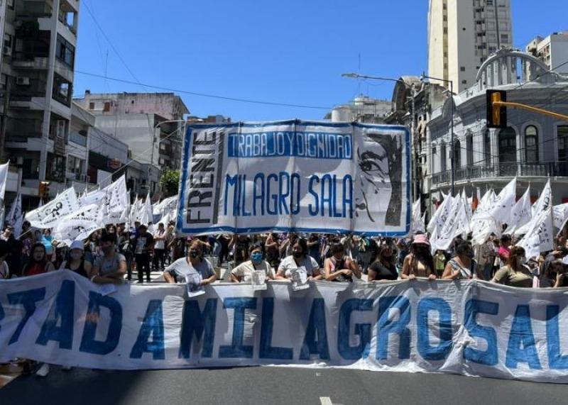 Anuncian acampe y vigilia por la libertad de Milagro Sala