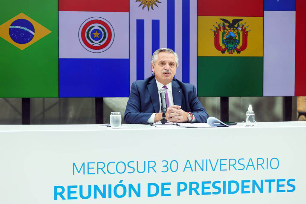 Alberto Fernández en la cumbre virtual del Mercosur: Lo más importante