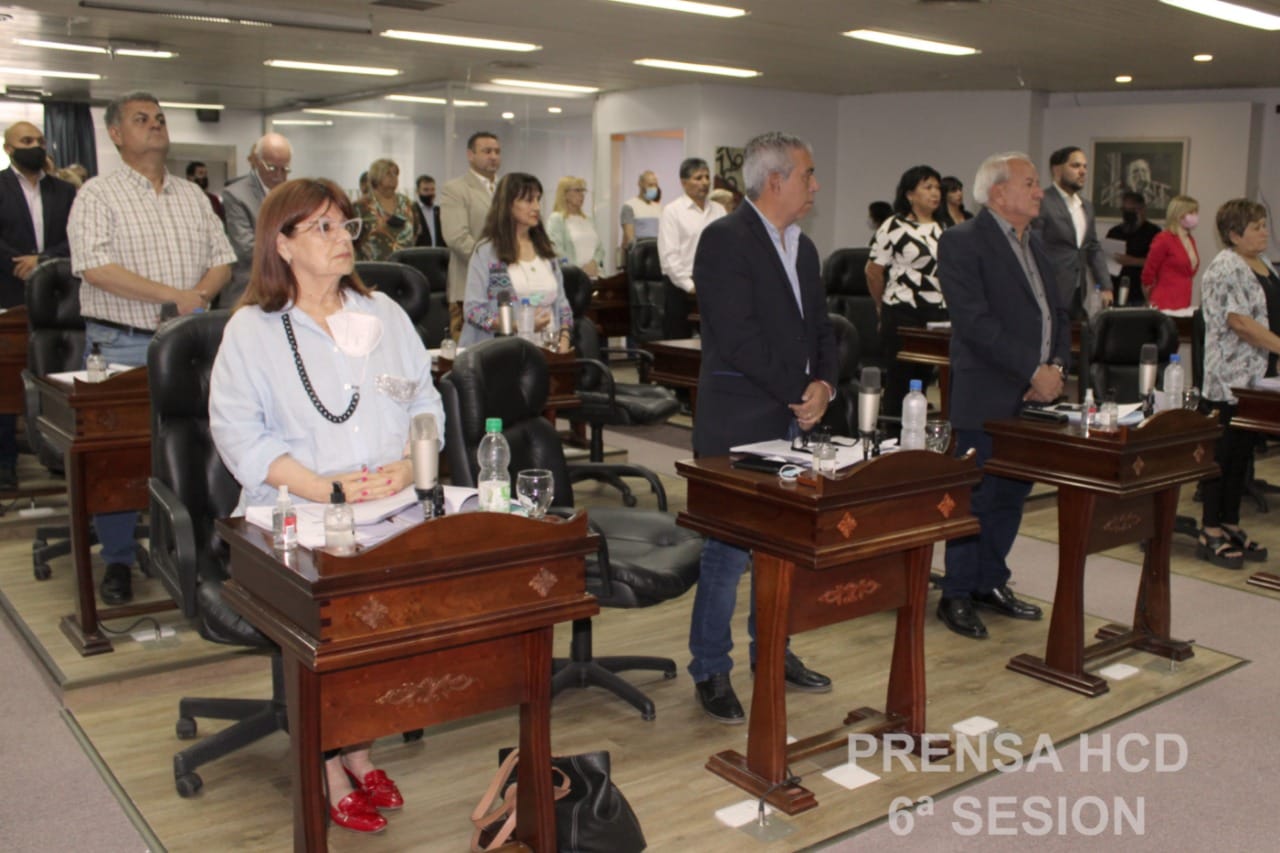 Honorable Concejo Deliberante: se realizó la sexta sesión legislativa