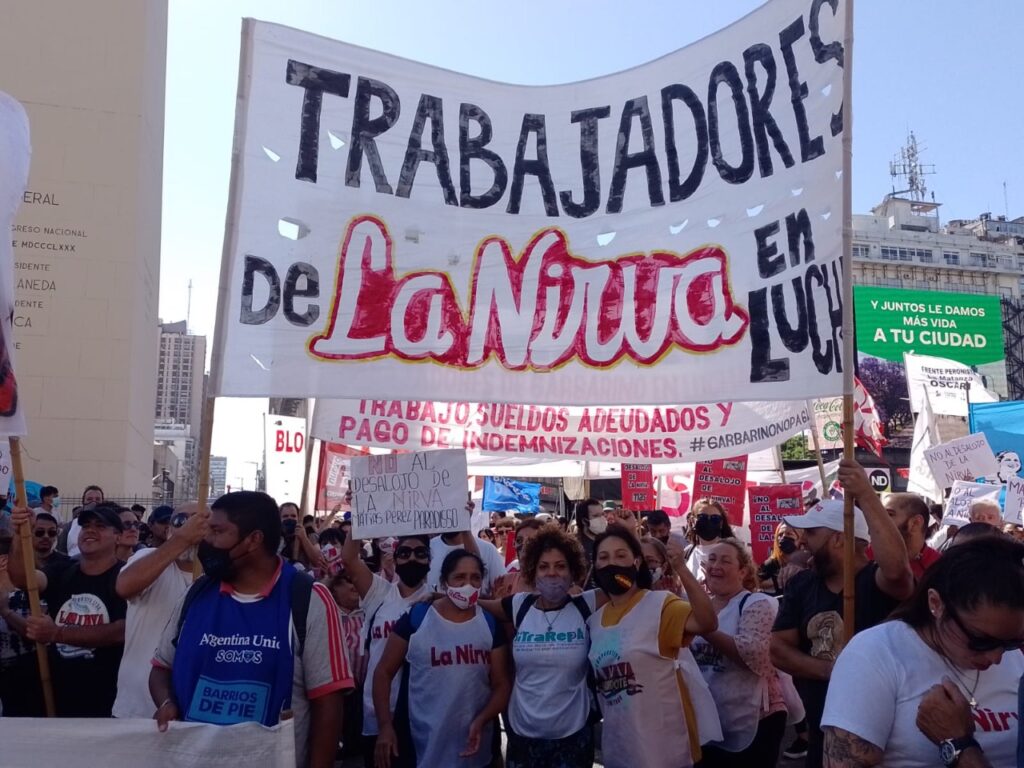 la nirva trabajadores movilizaron
