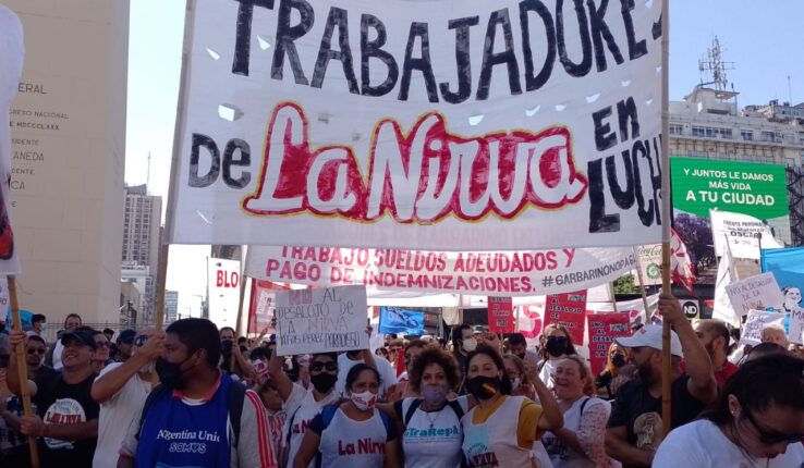 la nirva trabajadores movilizaron