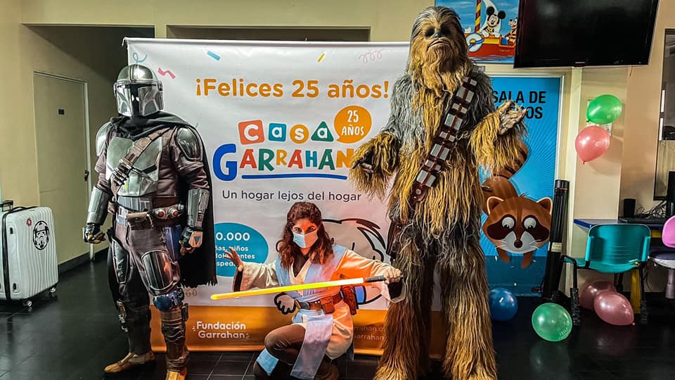 El Chewbacca de Argentina festejó los 25 años del Garrahan