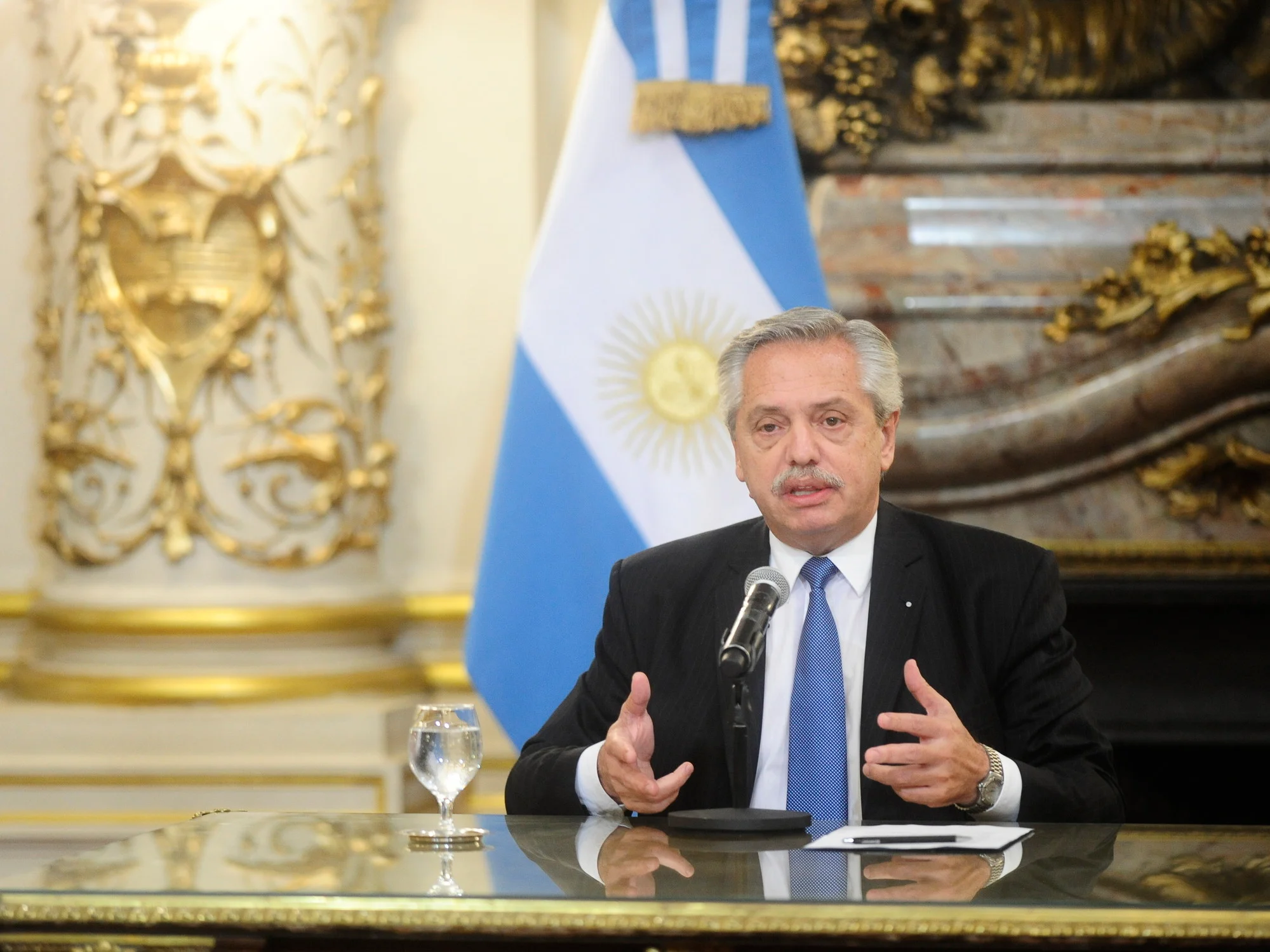 Alberto Fernández presenta la Estrategia Nacional de Salud Mental y recibe a la UIA