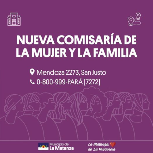 San Justo: presentaron la nueva sede de la Comisaría de la Mujer