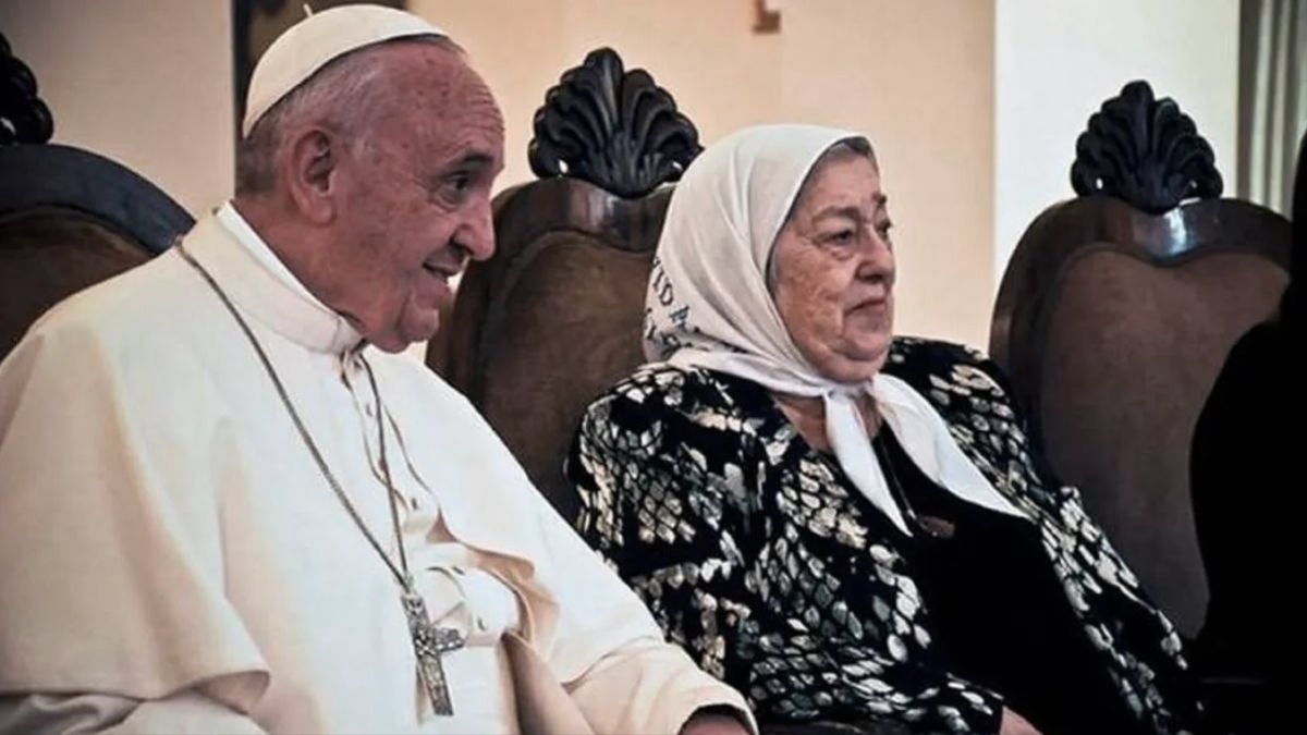 Papa Francisco, tras la muerte de Bonafini: “Quiero estar cerca de todos los que lloran su partida”