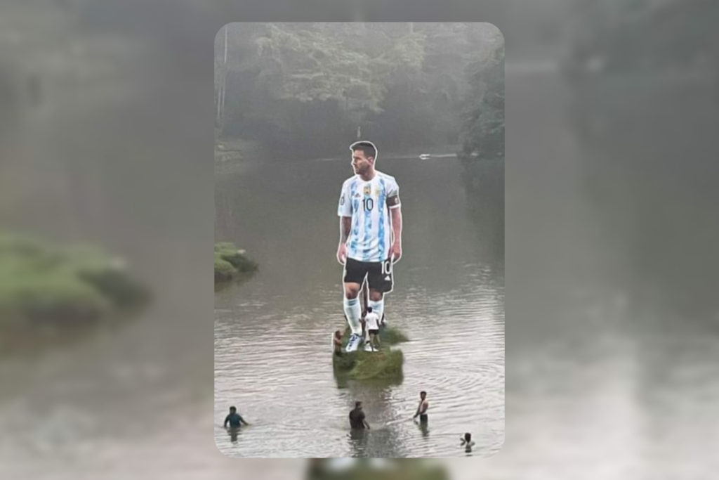Messi Gigantografía India