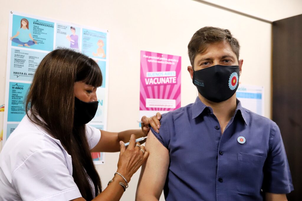 Kicillof Quinta Dosis Coronavirus