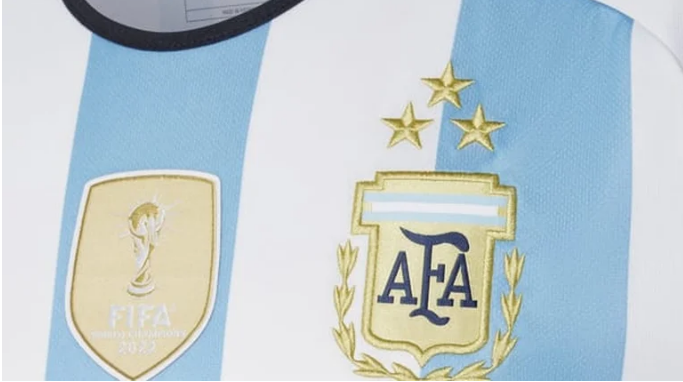 Camiseta Argentina Tres Estrellas