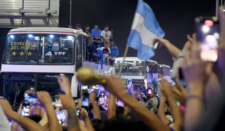 Selección Argentina Recorrido Obelisco