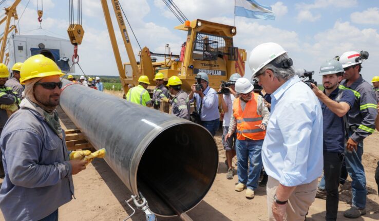 Alberto Gasoducto Néstor Kirchner