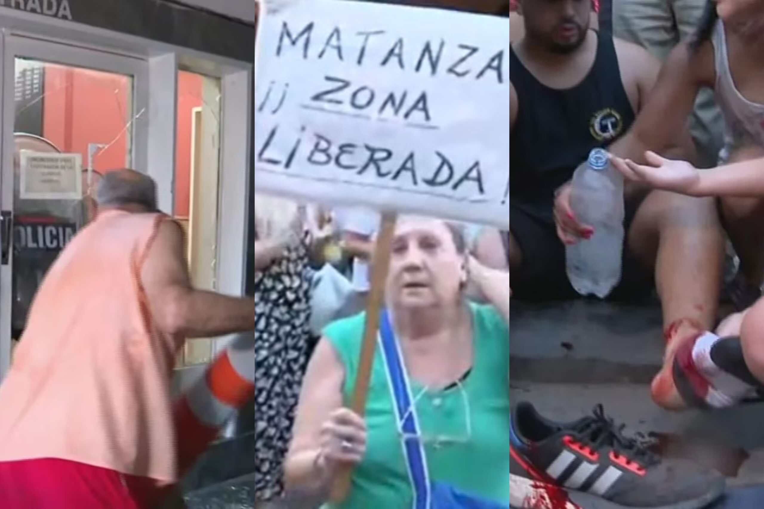 Villa Madero: Protesta por la inseguridad termina con represión y una comisaría destruida