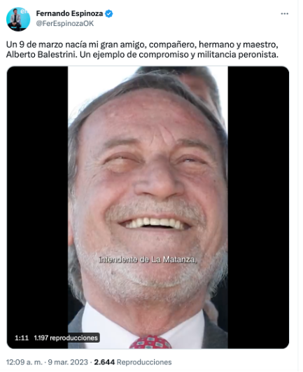 Fernando Espinoza Alberto Balestrini