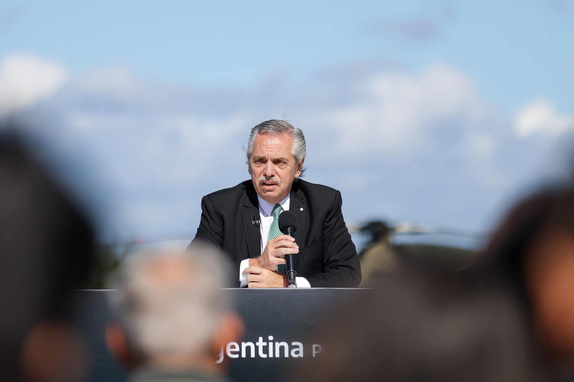 Desde Moreno, Alberto Fernández criticó “esa grieta odiosa que nos divide, nos separa y nos posterga”