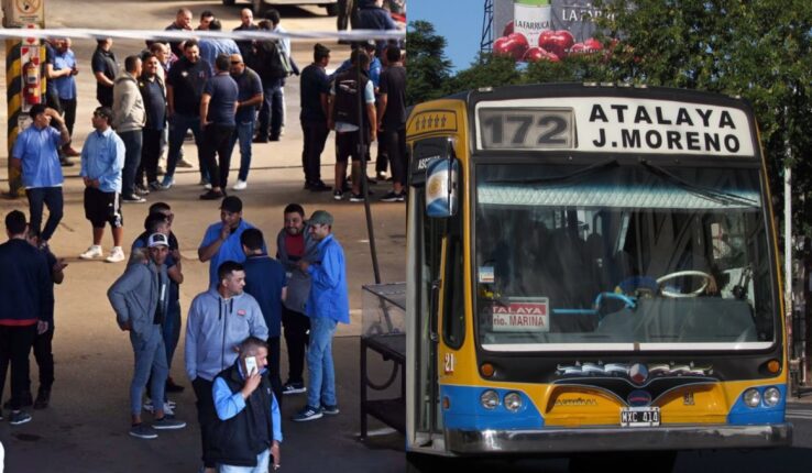 Paro Colectivos Asaltos Matanza