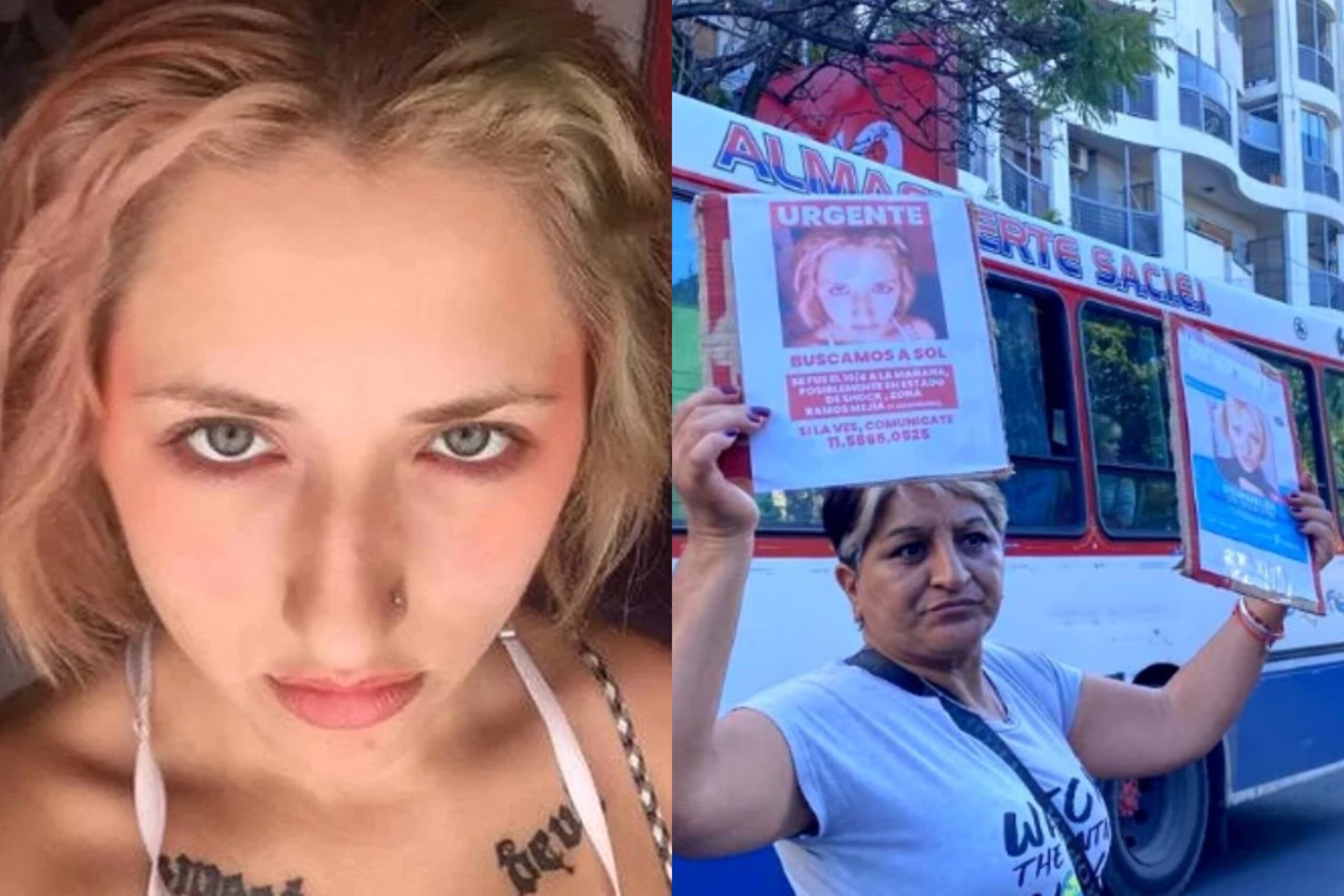 Desesperada búsqueda de Sol Viñes, una joven de 20 años desaparecida en Ramos Mejía