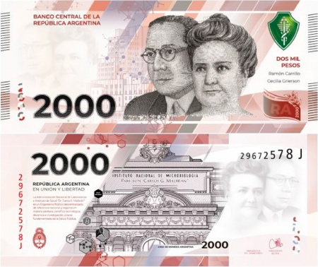 Nuevo Billete 2000 Pesos