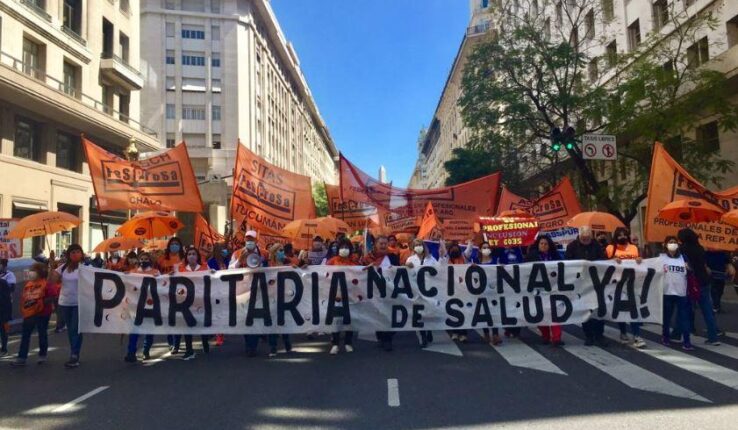 Matanza Trabajadores Salud Paro