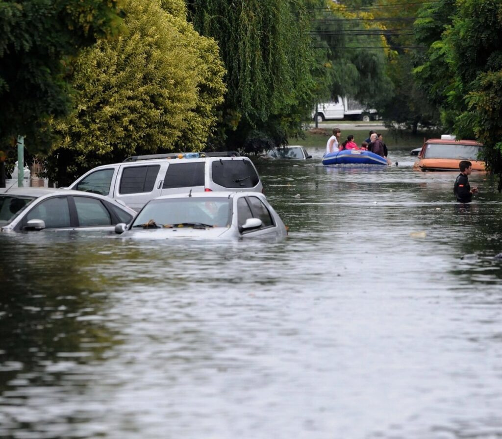 inundaciones en La Plata