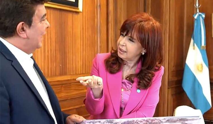 Cristina con Fernando Espinoza