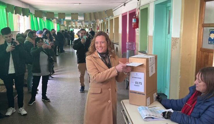 Patricia Cubría ya votó