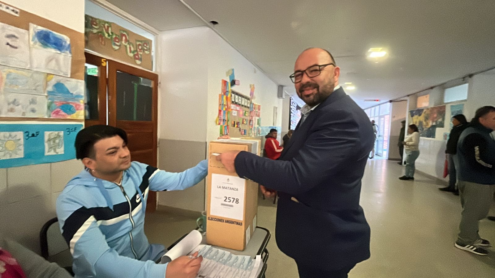 Ya votó Lalo Creus: “Mucha satisfacción por haber construido una fuerza que no se veía en La Matanza”